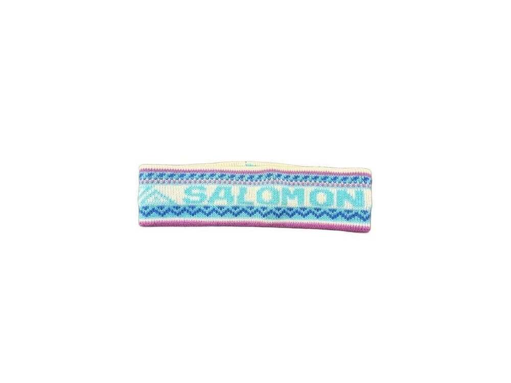 Vintage Salomon Fair Isle Pattern Knit Ski Headband